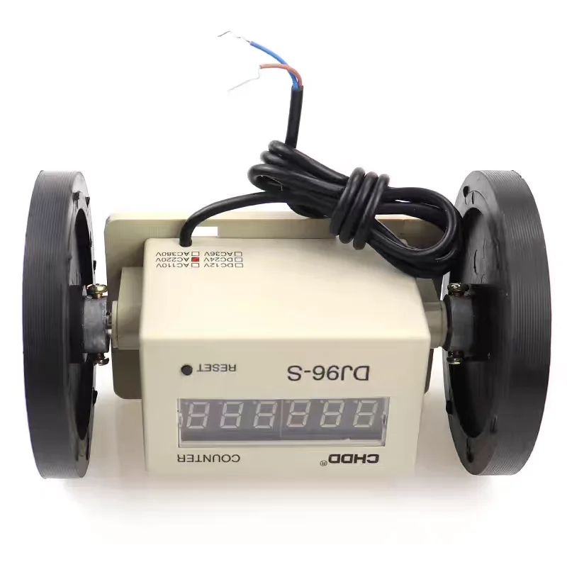 Meter Counter DJ96-S Length Measure Meter Textile Fabric Meter Counter Electronic Digital Counter DC