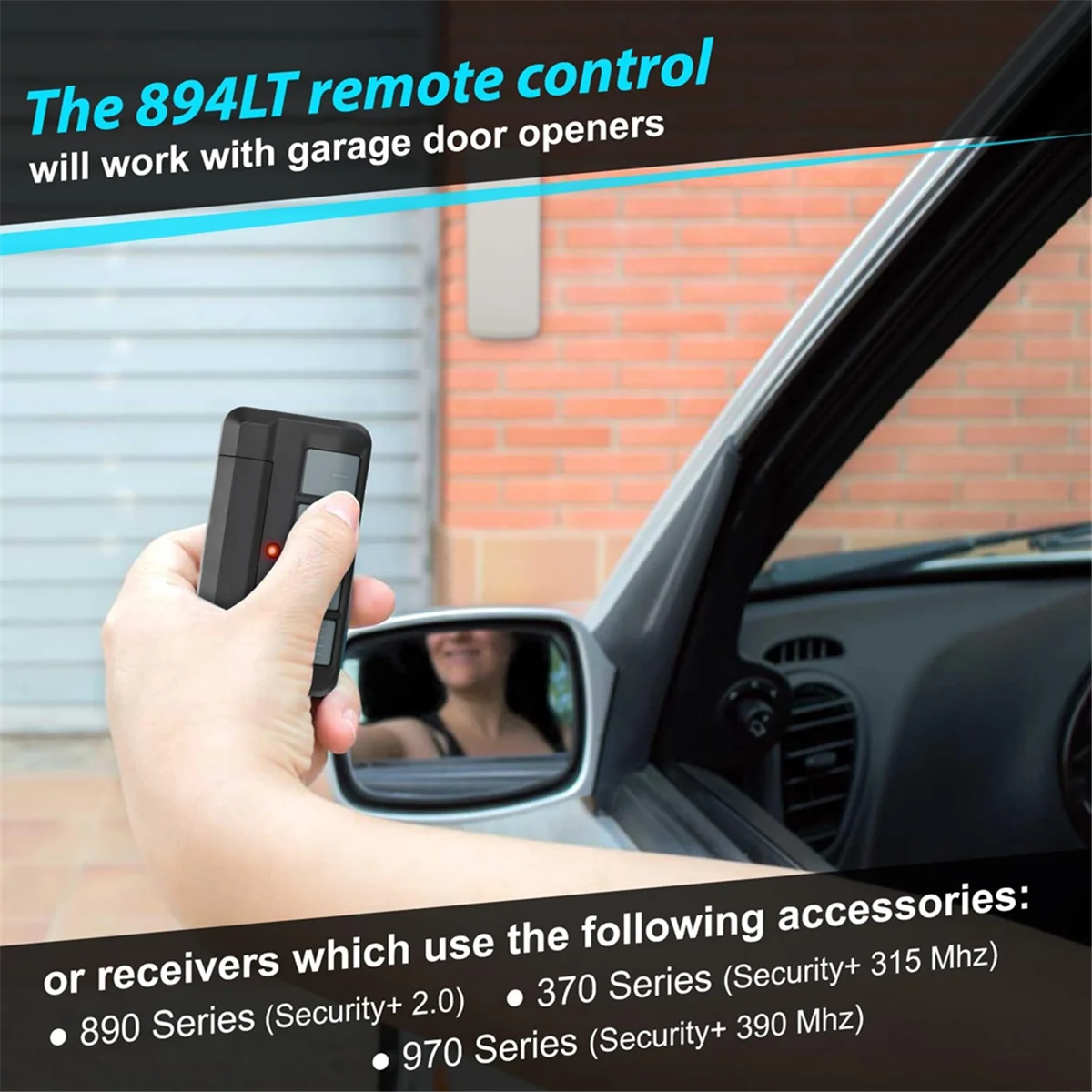 A57G-894LT Garage Door Opener Learning Keypad Remote Control, for LiftMaster/Chamberlain/Craftsman Garage Door Opener Remote