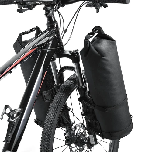 Imagen 2 del producto NEWBOLER-bolsa para horquilla de bicicleta de 3L/7L, bolsa seca impermeable con tapa enrollable, bolsa para horquilla de bicicleta, paquete de ciclismo, alforja para bicicleta