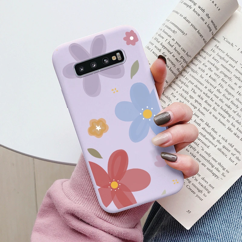 Fall Für Samsung Galaxy S10 S10 Plus S10E Telefon Abdeckung Nette Cartoon Candy Gemalt Weiche TPU Coque Für Samsung S10 s10 + S10E Funda – Detail 8