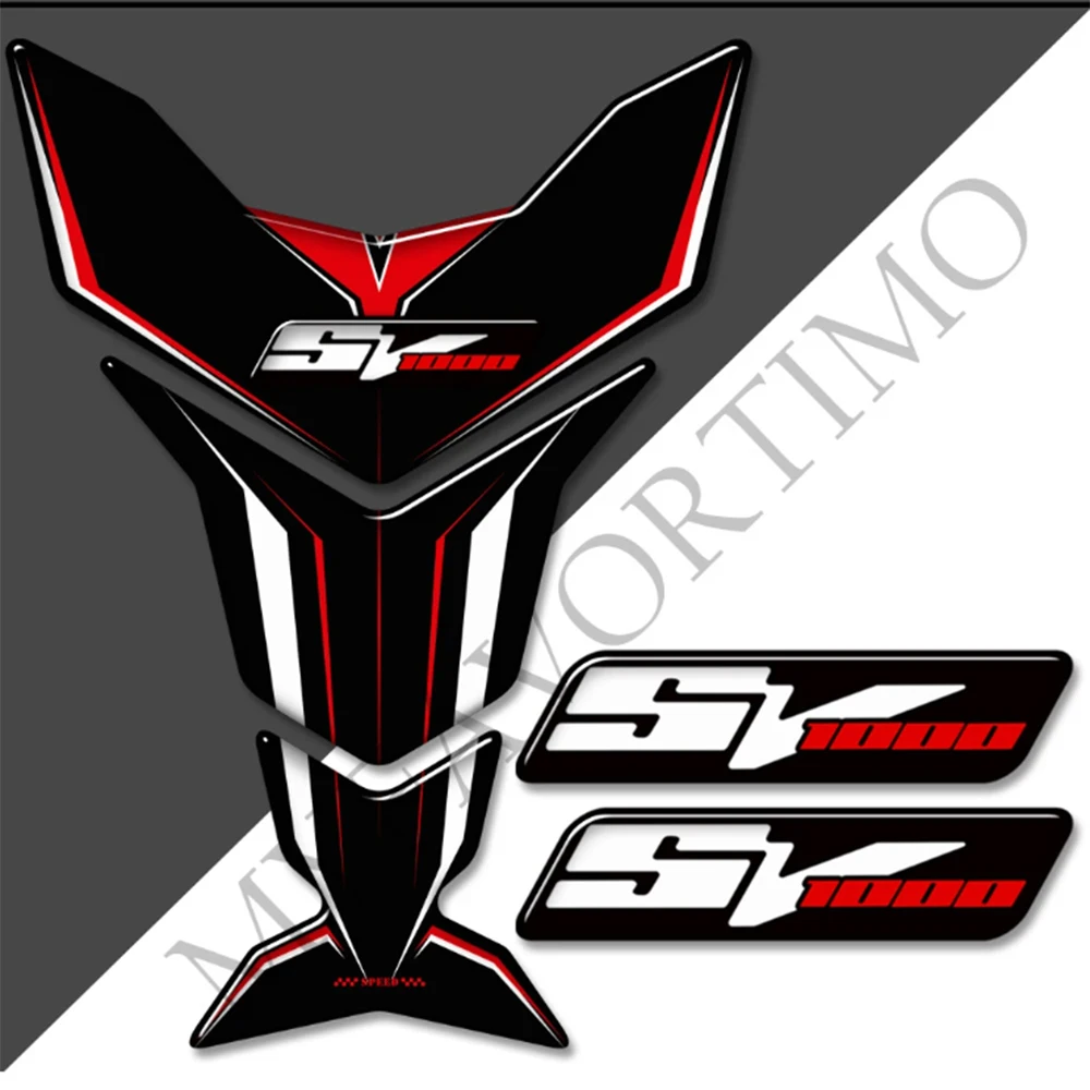 

Tank Pad Fuel Protector Emblem Badge Logo Stickers Decal Knee For Suzuki SV1000 SV 1000 S