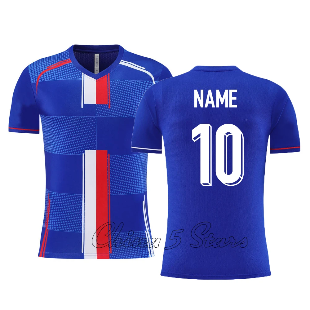 Custom Number 0-99# football shirt Men‘s Soccer Jerseys Boys Girls  football Sport shirt Tracksuit Child Soccer Sports Uniforms