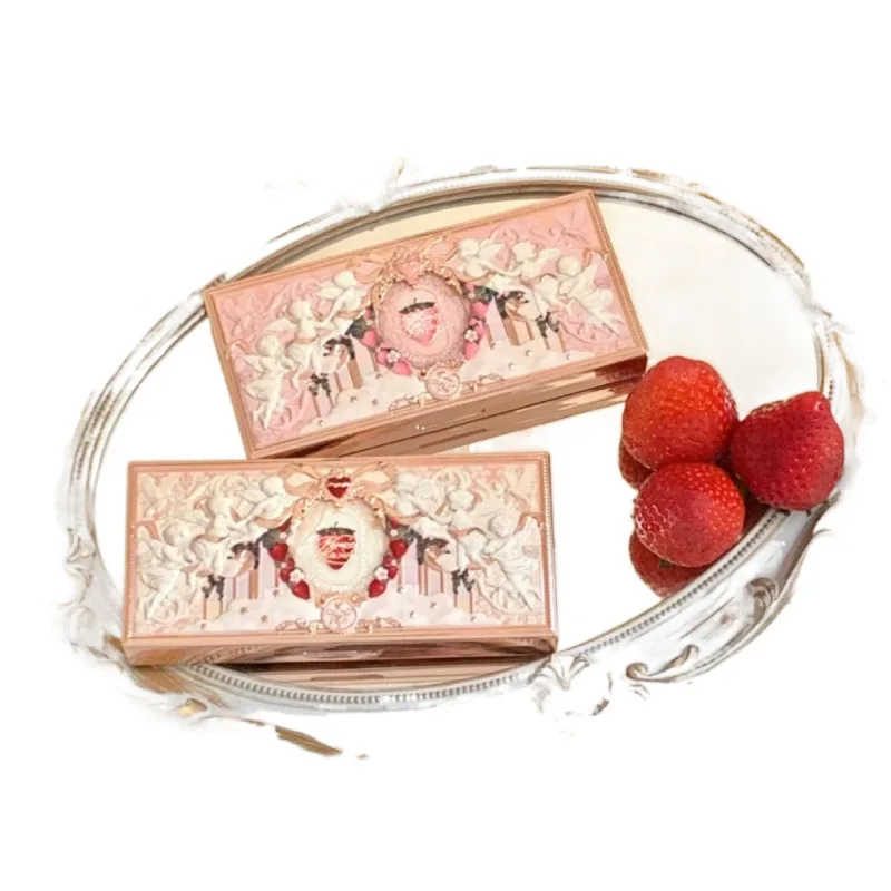 Flower Knowledge makeup Berry Cupid Facial Comprehensive Makeup Disc Seven-Color Girl Blush Eyeshadow Highlights