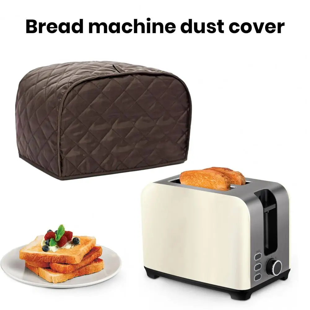 Reusable Bread Machine Cover from Dust Durable Washable Toaster Cover Non-deformation Protect 2/4-slice Toasters Ovens for Home