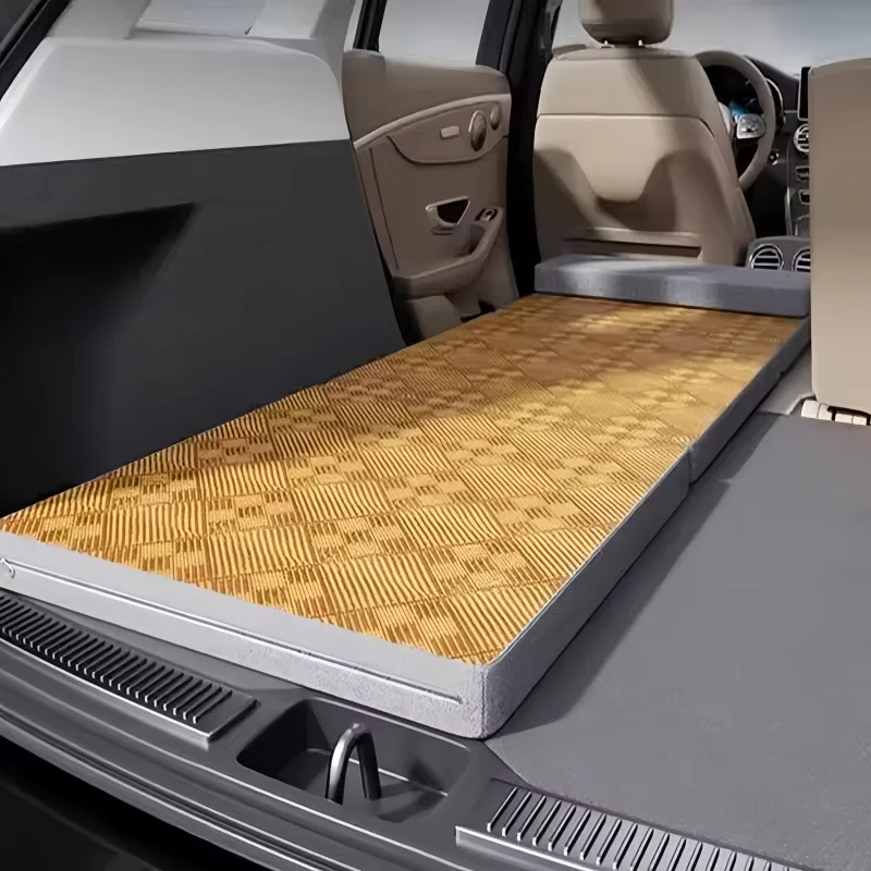 180CM SUV 자동차 접이식 침대 슬리핑 패드 휴대용 두꺼운 여행 매트리스 캠핑 사무실 휴식 매트 접이식 뒷좌석 패드