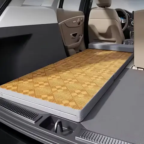 180CM SUV 자동차 접이식 침대 슬리핑 패드 휴대용 두꺼운 여행 매트리스 캠핑 사무실 휴식 매트 접이식 뒷좌석 패드