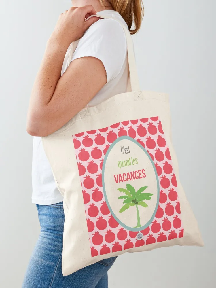 

When is the holidays Tote Bag shoping bag canvas tote bag Lady women