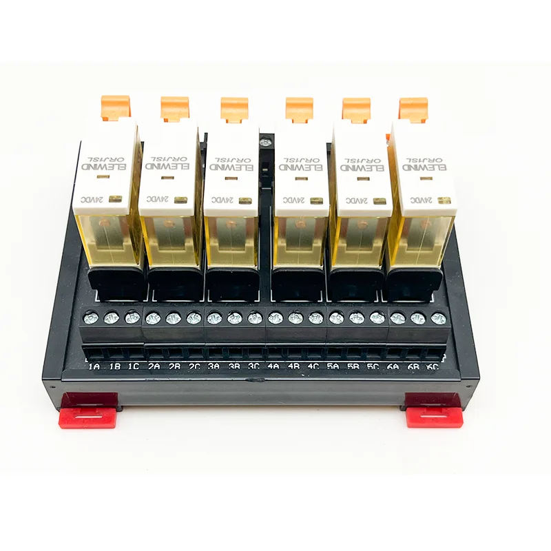 Module base Electronic Micro Electromagnetic Relay 4/6/8P DC24V DC12V AC220V