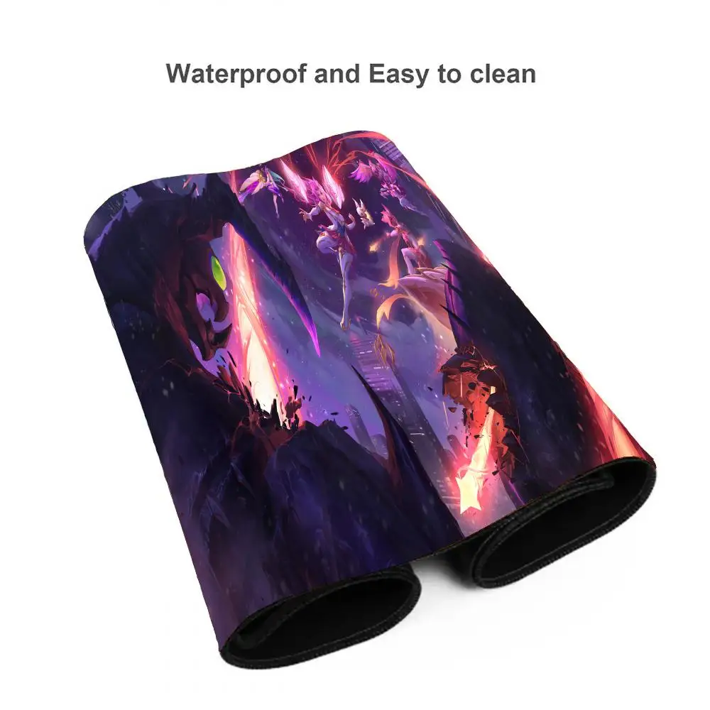 League of Legends Kaisa Large Mouse Pad Gaming Mousepad PC Gamer Computer Office Mouse Mat Keyboard Mat Desk Pad Laptop Mausepad