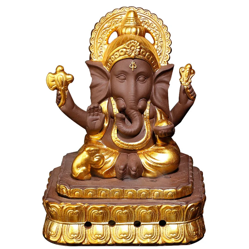 

Indian God Tools Creative Animal Thai Elephant Agarwood Incense Burner Ornament