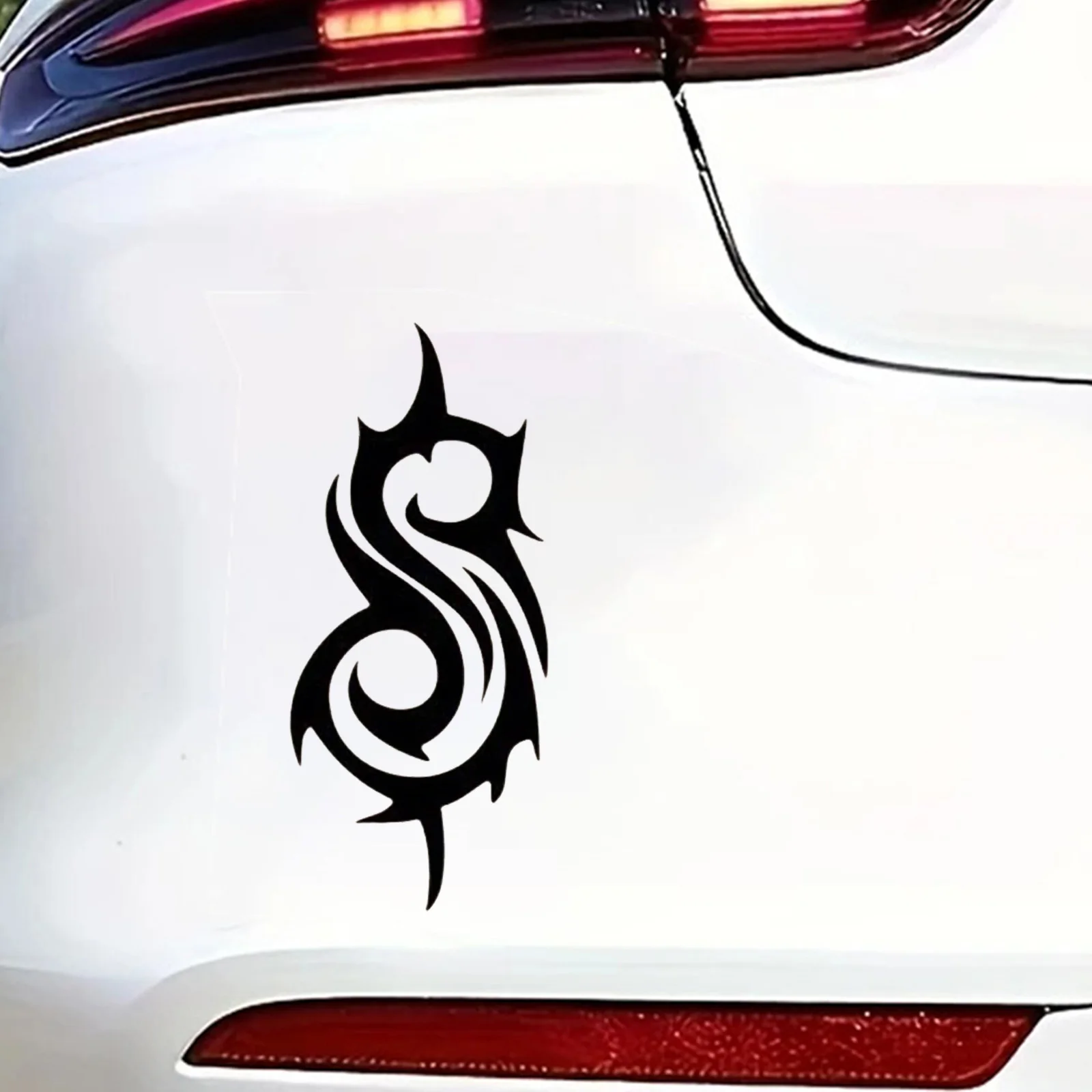 

9x20cm Rock Band Logo Car Stickers Funny Waterproof Decal Exterior Decorative Accessories, Used for Car, Motorcycle, Laptop, Van