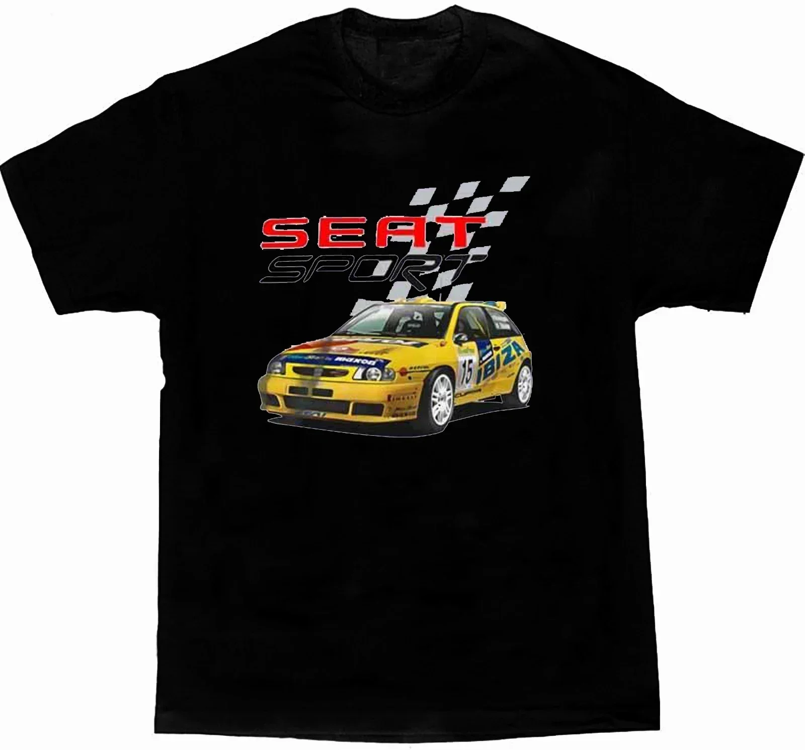 Spain Sport Car Ibiza Kit-Car T-Shirt 100% Cotton O-Neck Summer Short Sleeve Casual Mens T-shirt Size S-3XL