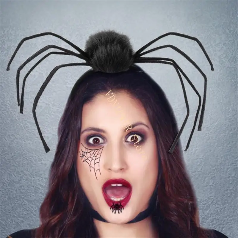 

Панк темный сериал пауков Hairhoop для взрослых тематические вечеринка костюм повязка на голову.