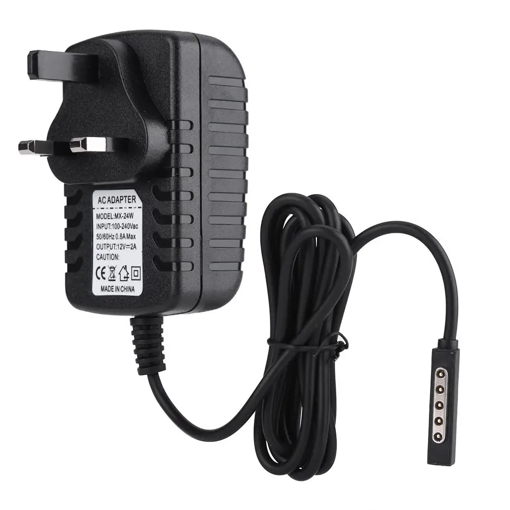 Microsoft Surface for rt for rt 2 Tablet Charger 12V 2A with Multi-Plug Options - 2018 Model