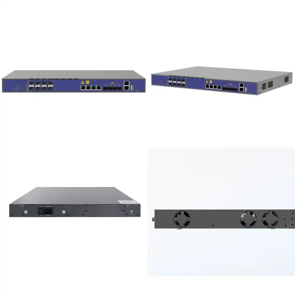 HONDAO MINI OLT1008G GPON 8-port OLT VSOL FTTH 10 Gigabit Ethernet 8-port 1U GPON OLT, Compatible with Various Types of ONTs.
