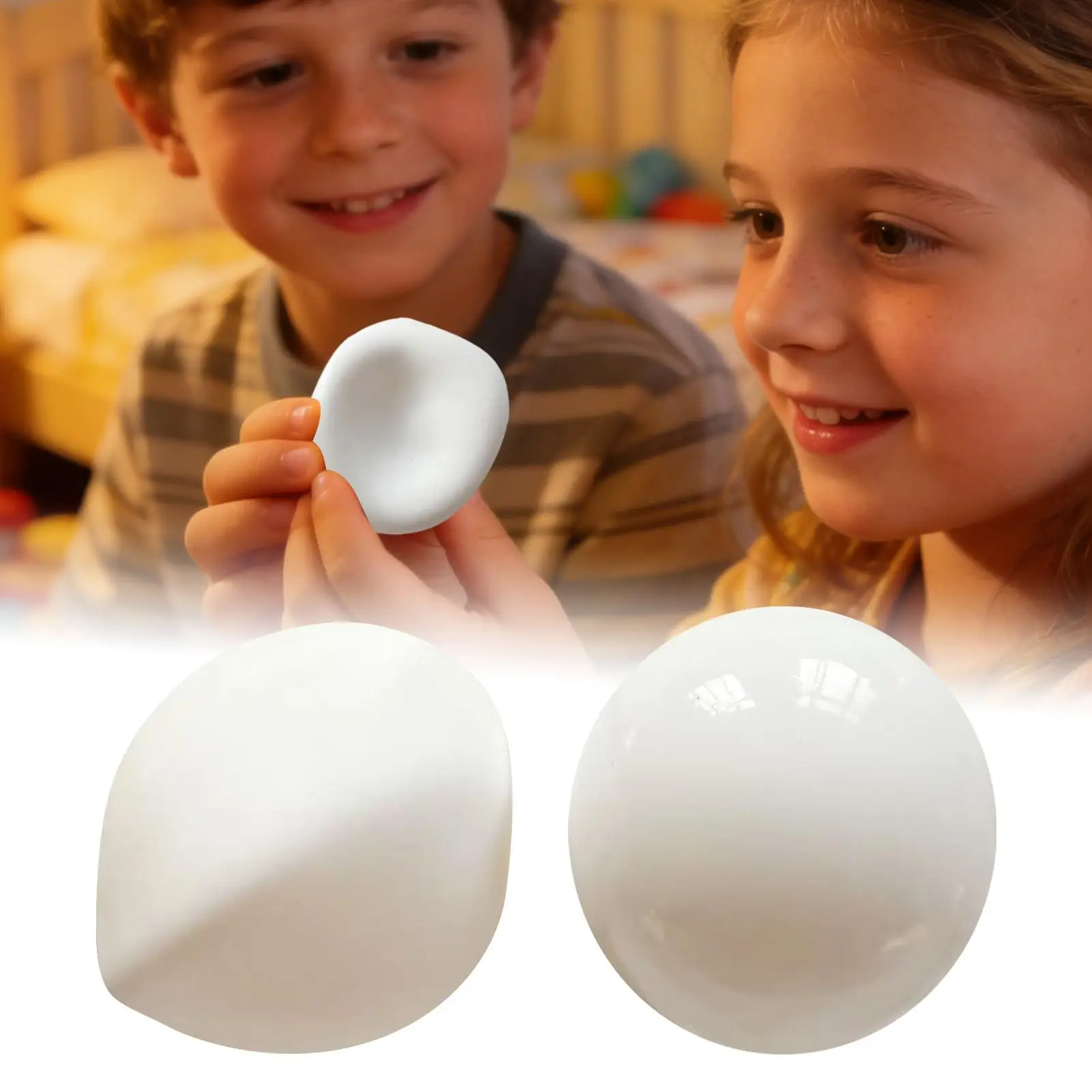 Milchig duftende handgemachte Squishy-Bälle: Stressabbau-Spielzeug mit weicher Eishaut und langsamem Rückprall