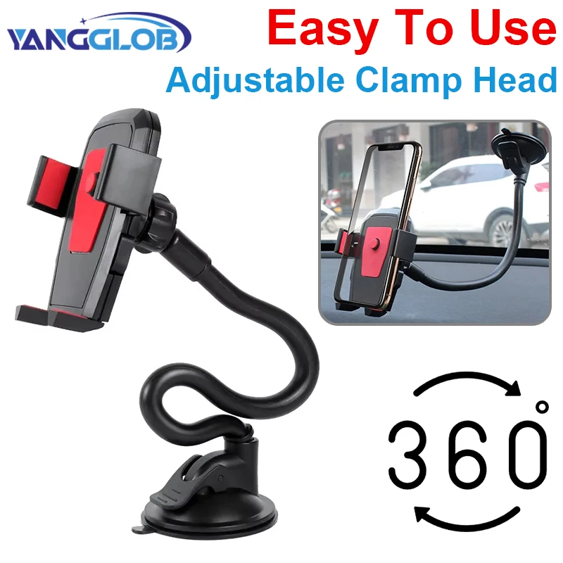 

Universal Stand 360 Rotate Sucker Car Phone Holder Anti Slip Flexible Mount Phone Holder for IPhone Samsung Car Accessories