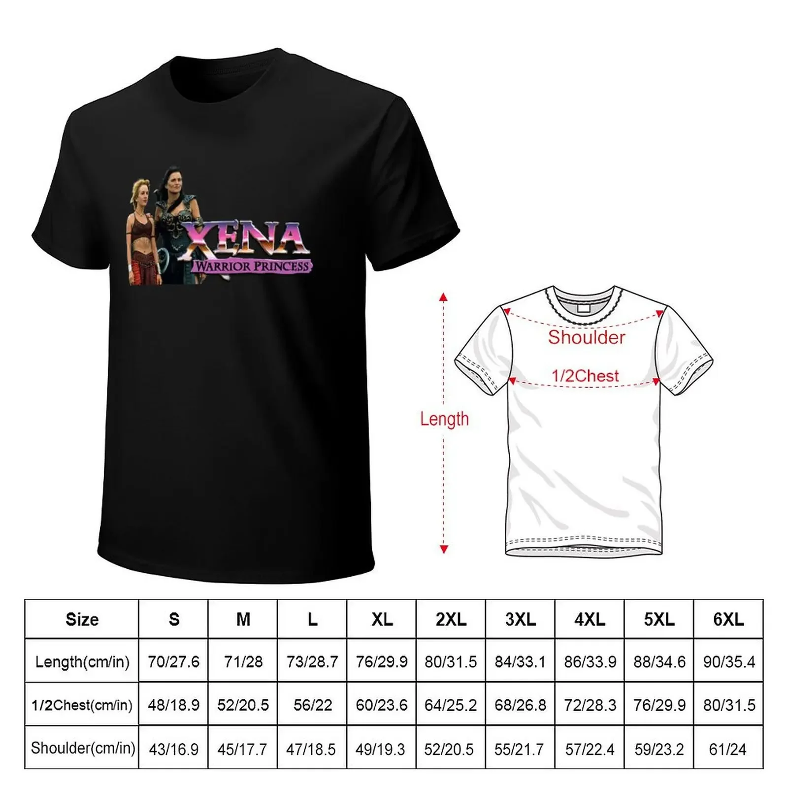 Xena & Olympia T-Shirt for a boy graphic shirts vintage anime shirt plus size tops shirts men graphic