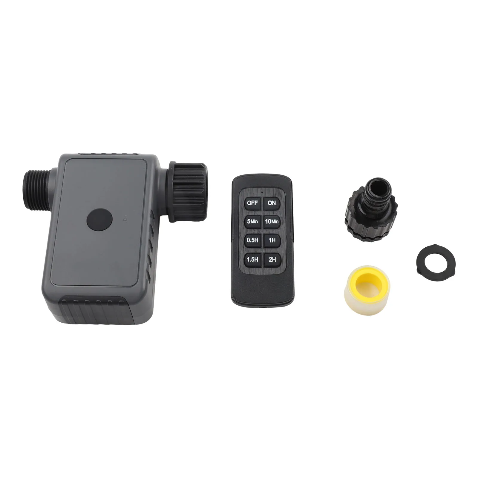

Smart Irrigation Timer With Remote Control Automatic Water Valve Controller For Garden Outdoor Watering System ABS Black