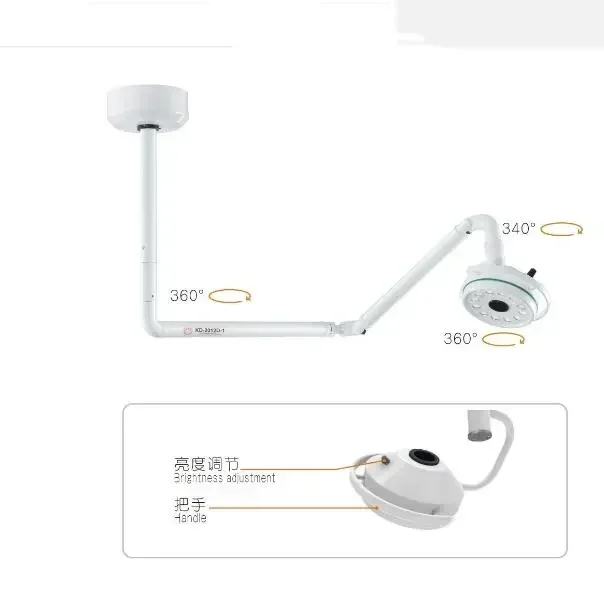 Hot SalesWall And Ceiling Mounted Led Dental Surgical Oral Light Lamp