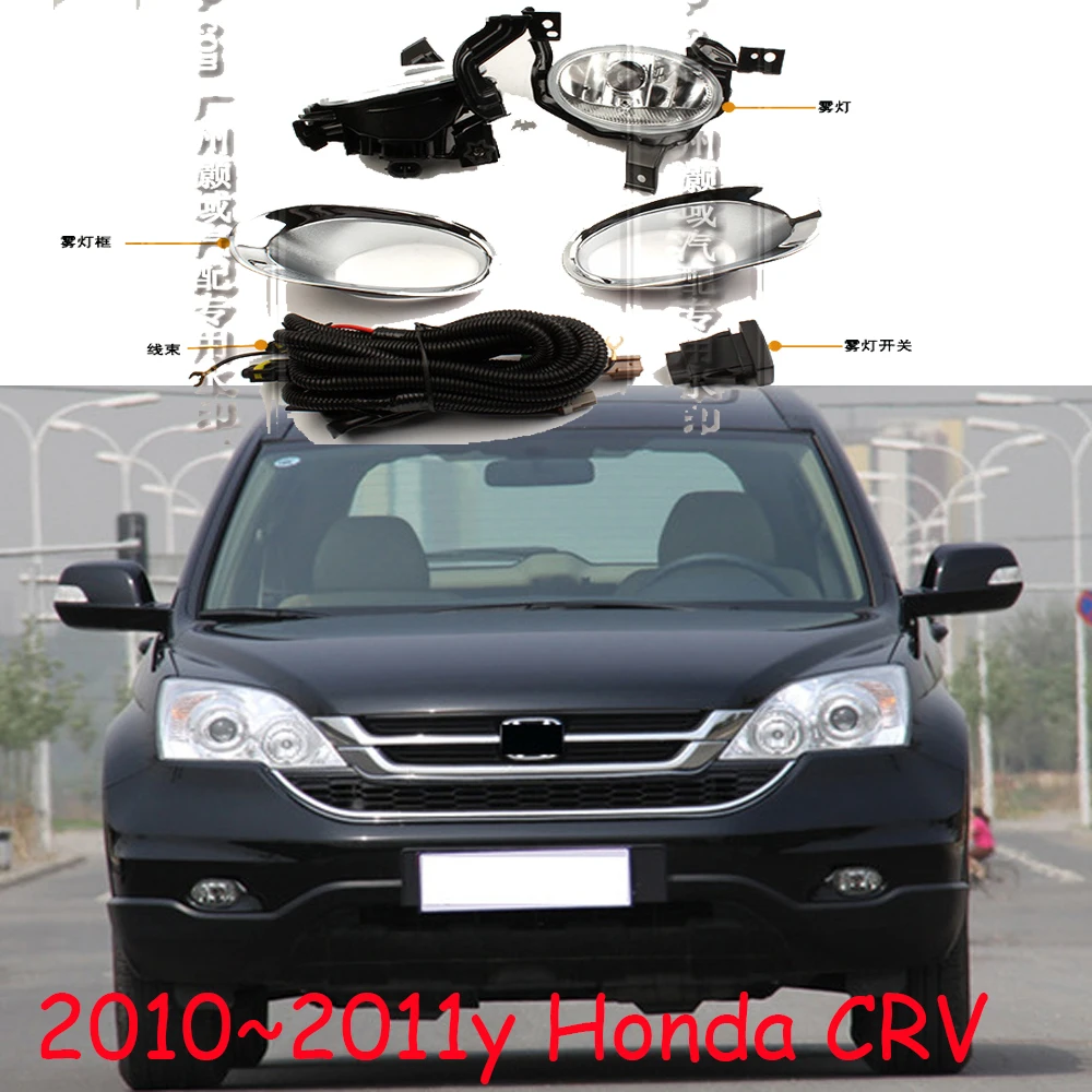 

car bumper headlight for hONDA cr-v crv fog light 2010~2011y halogen bulb 4300K Wire of hanress Headlamp for CR V CRV fog lamp