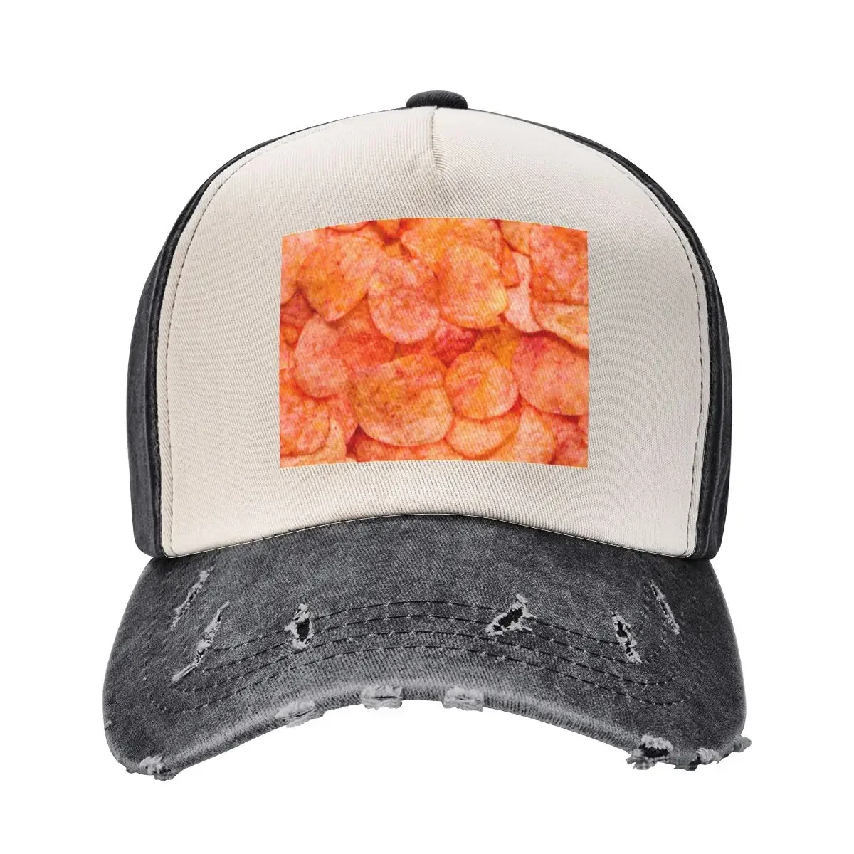 

Ketchup Potato Chips Snack Food Photo PatternCap Baseball Cap foam party Hat hard hat Visor Luxury Hat Women's 2025 Men's