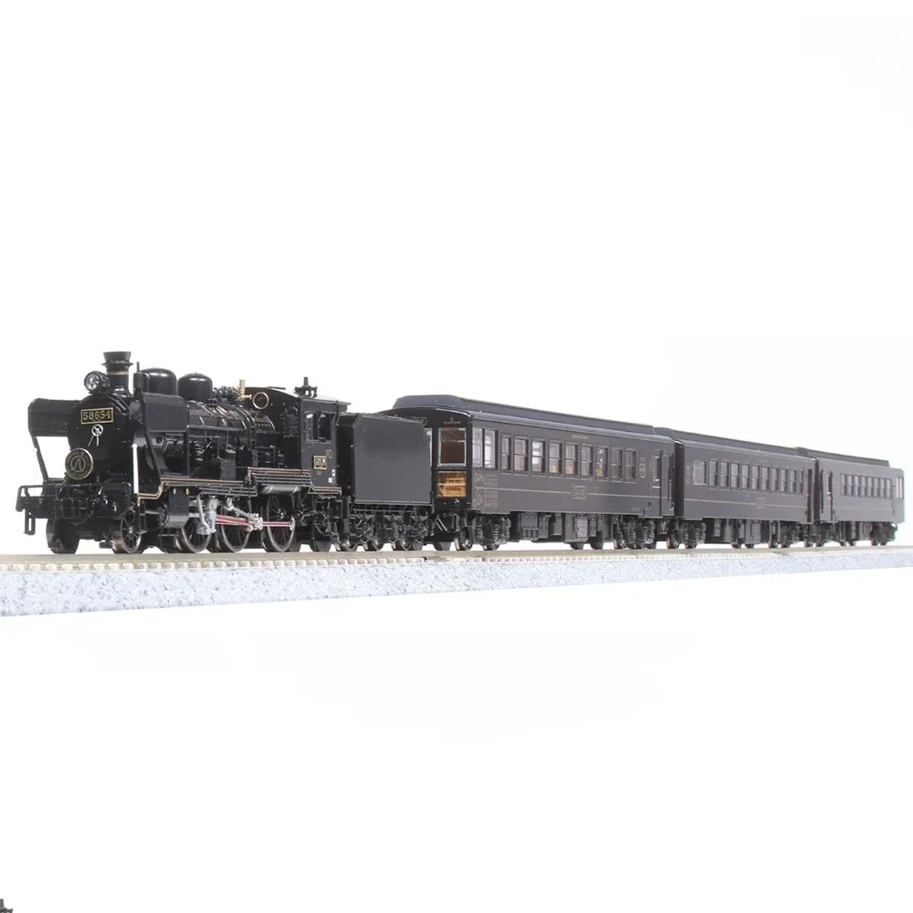 KATO-N Escala Motor a Vapor Trem Modelo Set, 50 Série Toy Train, 10-1727, 10-1728-2 SL, 1/160