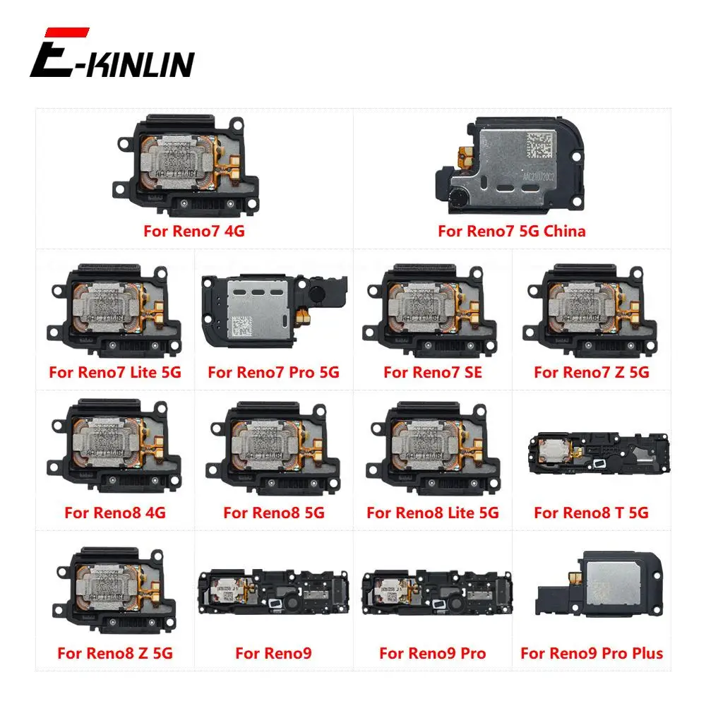 

Loud Speaker Back Buzzer Ringer Main Loudspeaker Flex Cable For OPPO Reno7 Reno8 Reno9 Pro Plus Lite SE T Z 4G 5G