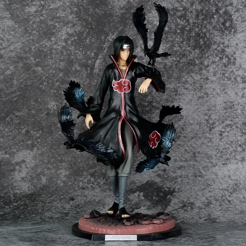 35CM Anime Action Figure Uchiha Itachi Pvc Statue Shippuden Uchiha Itachi Collection Model Toy