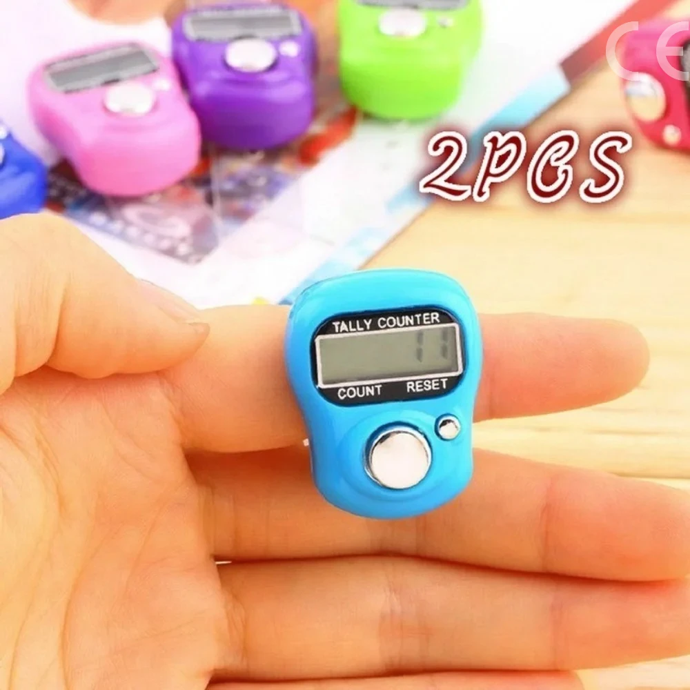 Mini Point Marker and Row Finger Meter LCD Electronic Digital Tally Counter for Sewing Knitting Weave Tool image 2