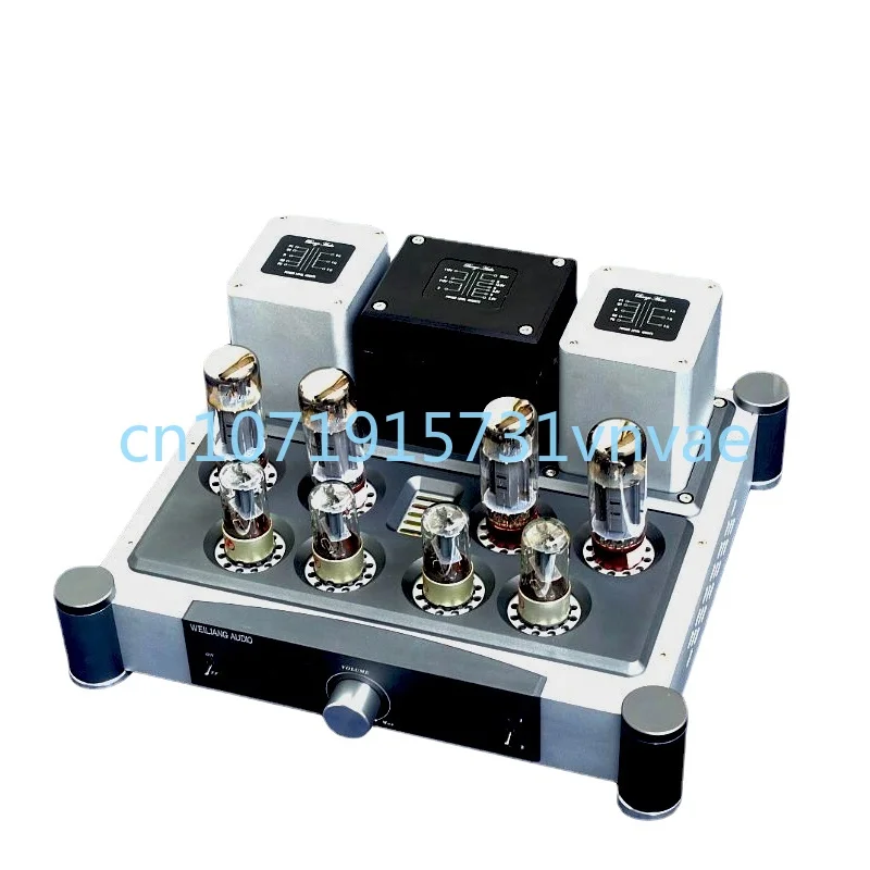 

Audio Power Amplifier A40 Push-Pull Circuit EL34 Classic Tube Amplifier 40W*2 HiFi Home Theater Audiophile Powerful Amps