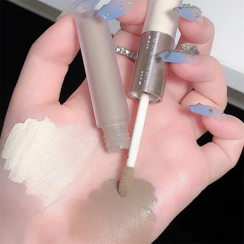 Double-ended Liquid Contouring Stick Highlighter Face Contouring Brightens Grey Brown Nose Shadow Matte Makeup Stick Cosmetics