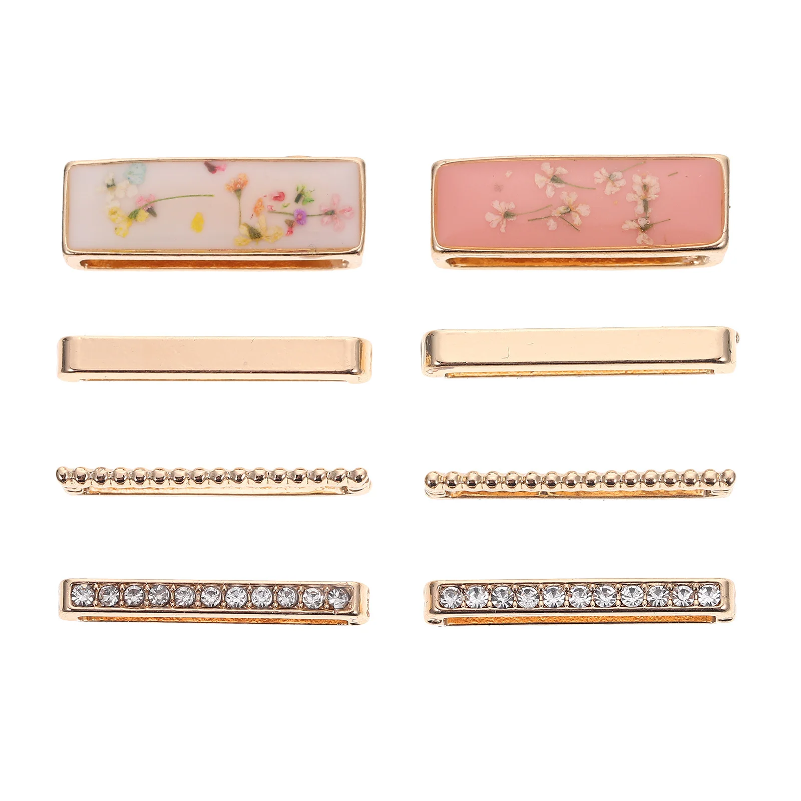 

2Sets Watch Band Alloy Decorative Rings Mini Charms Durable Accessories Compatible for Apple Watch Strap Decorative