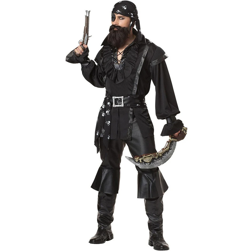 

Halloween Adult Cosplay Pirate Men's Stage Show Costume