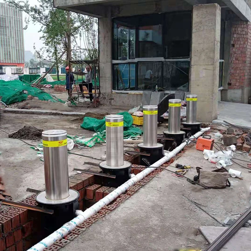 CE Certification Outdoor Marina Bollards Security Barrier Public Works Automatic Road Bollards