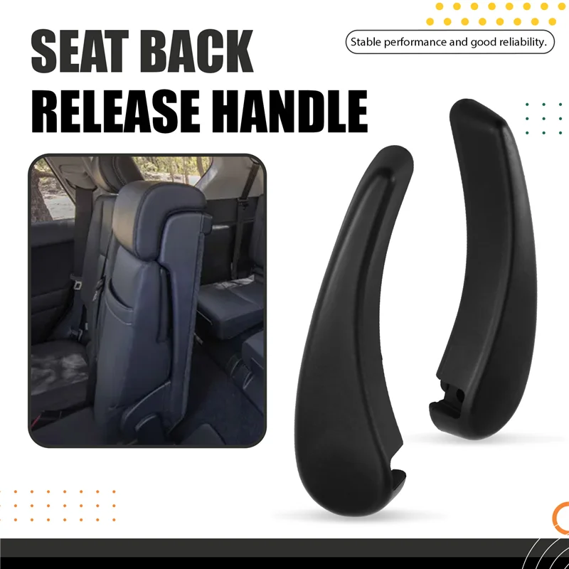 A85E-For Land Cruiser Prado 02- 09 No. 2 Car Seat Back Reclining Adjuster Release Handle 1 Pair 72525-60090-C0 72526-60060-C0