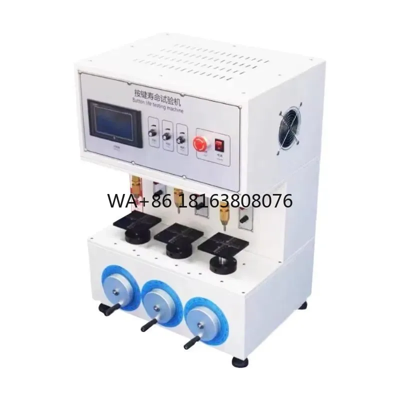 Three-station Programmer Controlled Button Life Testing Machine Switch Button Life Testing Machine