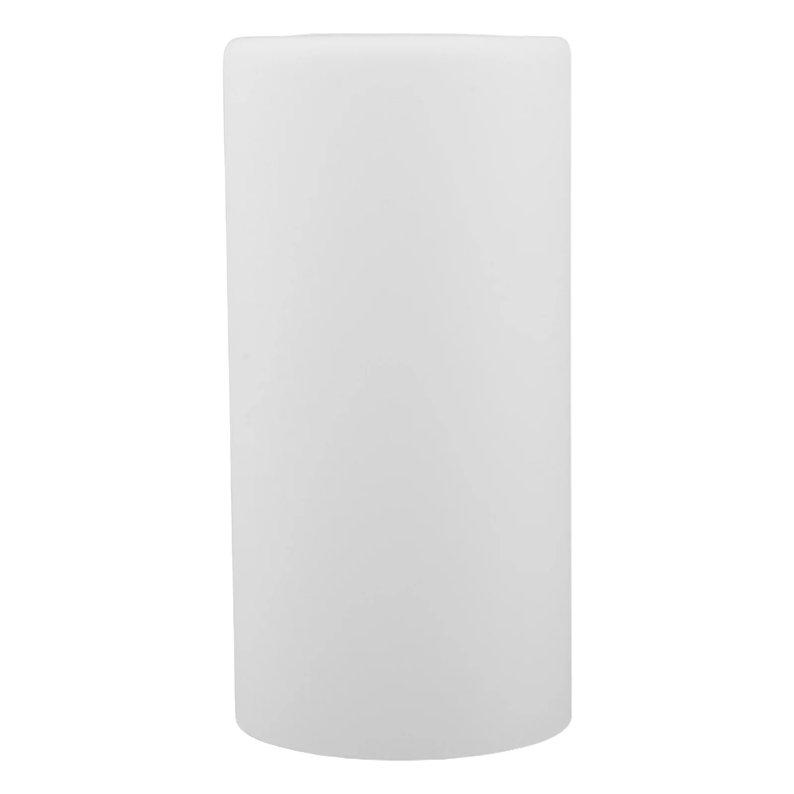 

White Glass Lamp Shade Replacement for E27 Socket - Cylindrical Frosted Light Cover for Table Floor Lamps Bedroom Home Decor