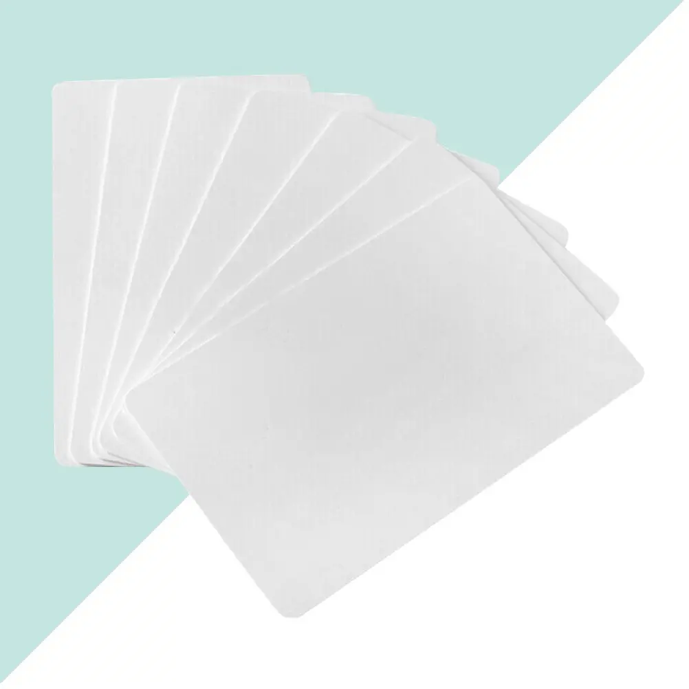 

100 шт. бесконтактных IC-карт из гладкого водонепроницаемого ПВХ-материала для систем учета рабочего времени, контроля доступа и радиочастотных патрульных систем