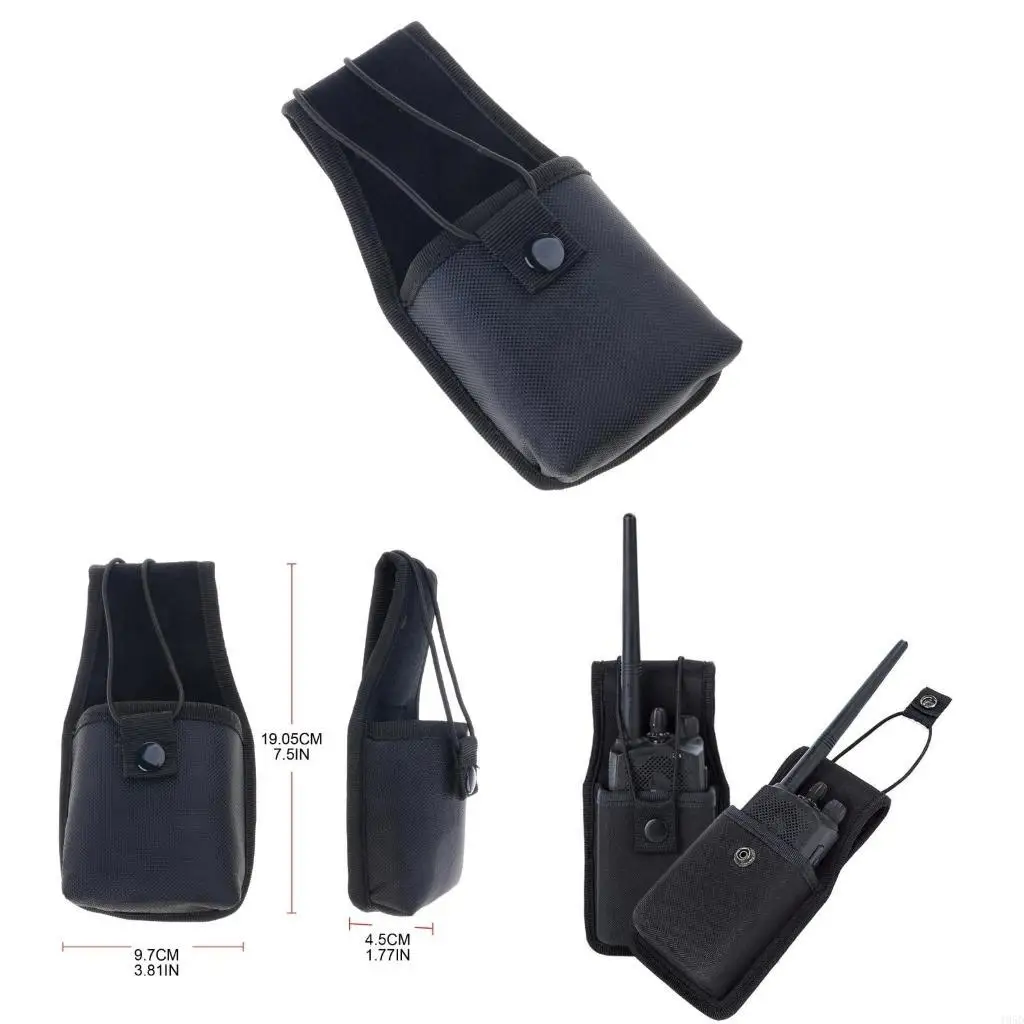 حافظة راديو عالمية، حامل راديو ثنائي الاتجاه، حقيبة عالمية لملحقات الجيب المصنوعة من النايلون #1