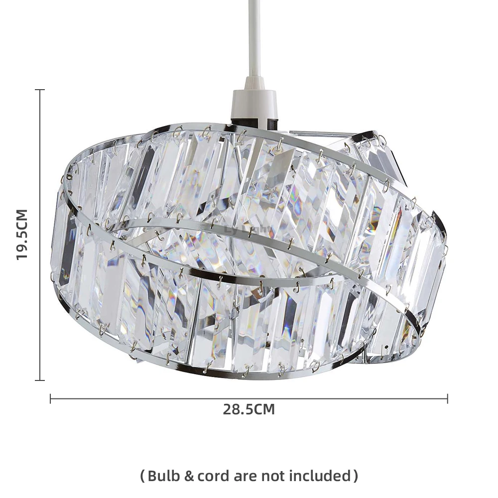 Lilia Acrylic Clear Easy Fit Pendant