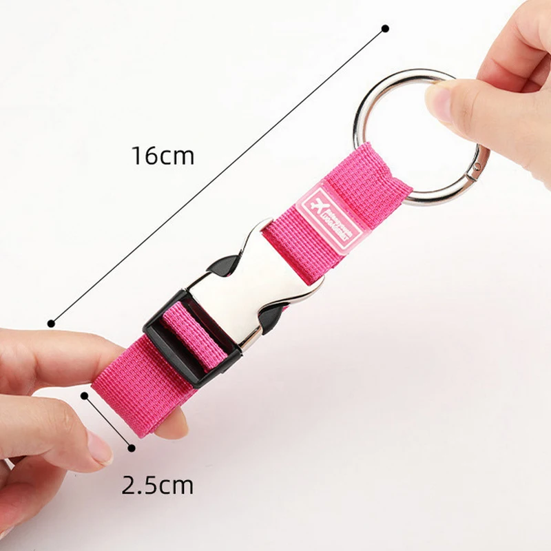 1 pz cinghie per bagagli per valigie clip a molla in metallo nylon valigie regolabili cinture cintura per bagagli per borse da trasporto cinghia con gancio