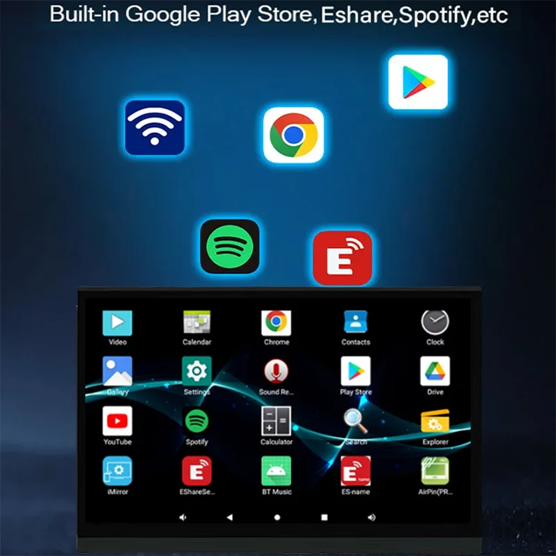 Home 7 inch touch screen 2zone audio volume wall power amplifier WIFI Bluetooths sound control panel Android music player system