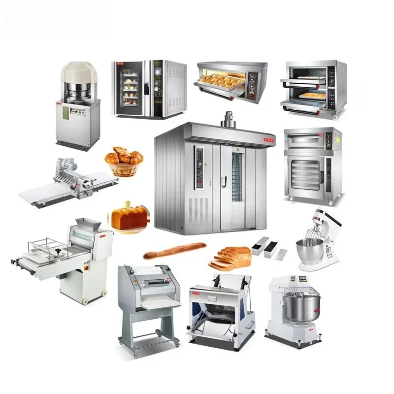 Customized Bakery Baking Equipment Full Set High Efficiency Complete Baking Machinery Professional Bread Production Equipment