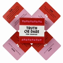 The Mini Size Truth Or Dare For Couples Drinking Cards A 50 English Divination Fate Deck Borad Party Games