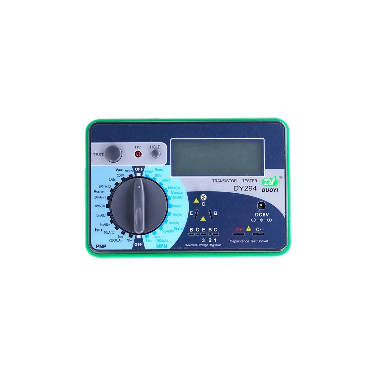 DUOYI DY294 Digital Transistor DC Parameter Tester Field Effect Tube Tester Multifunction Semiconductor Tester