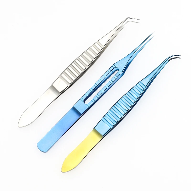 Titanium alloy hair transplant tweezers, fine hair transplant tweezers, hair follicle transplantation tweezers, hair implantatio