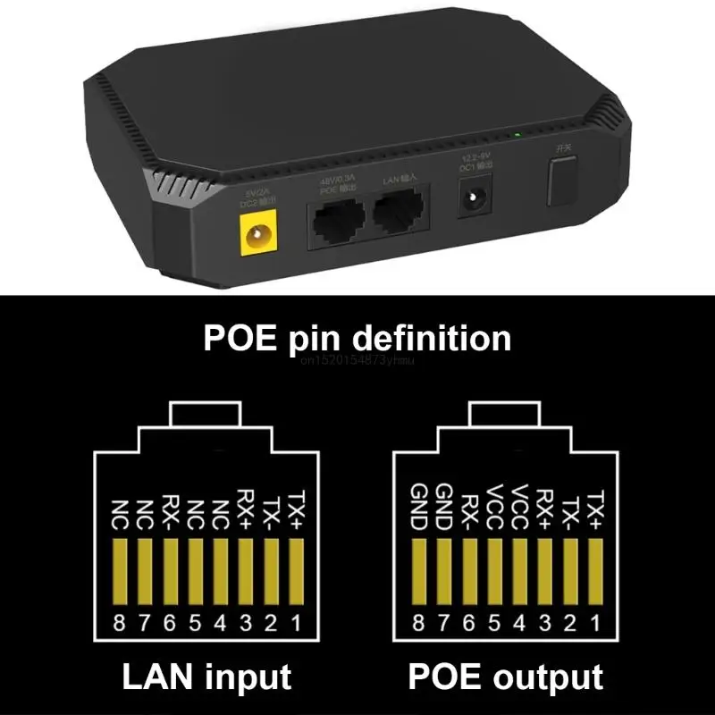 UPS Power Sources POE/DC5V Output Port Portable UPS Power Banks Ensuring Continuous Operate of Communication Devices