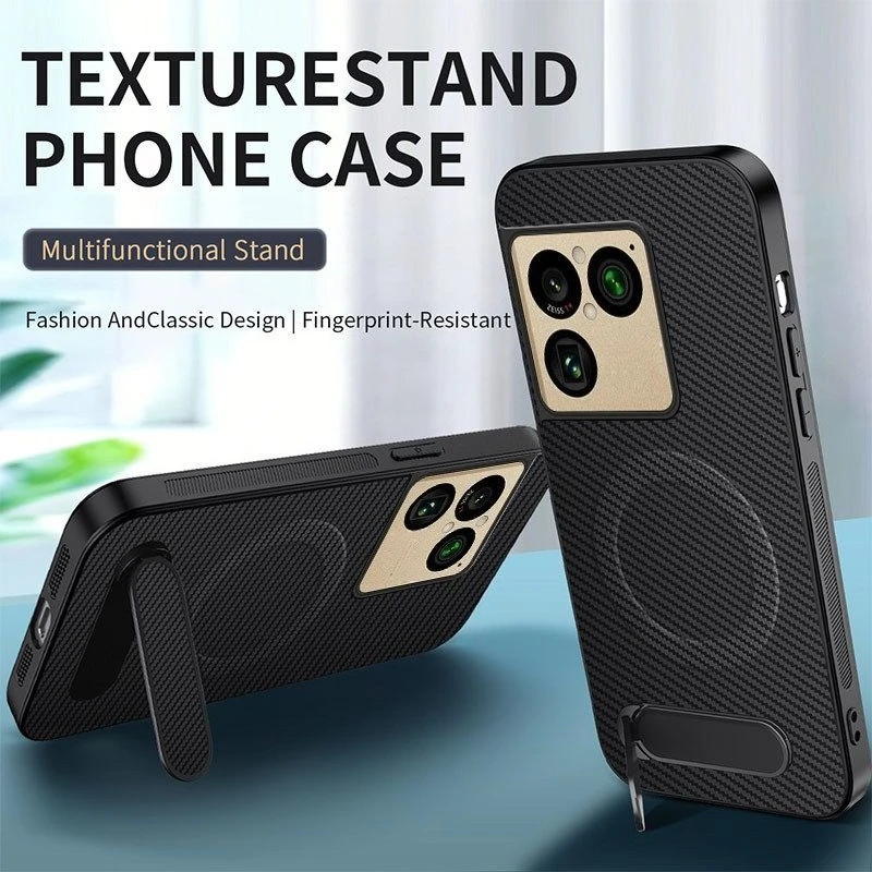 Funda para Sony Xperia 1 VIII, nuevo diseño de fibra de carbono, compatible con MagSafe, soporte magnético, cubierta antihuellas para Xperia 1 VIII