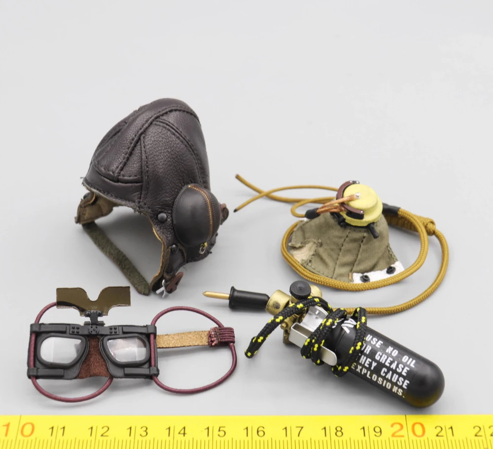 1/6th DID K80187 The British Soldier Doll Tom Man Air Goggle Mask Life Jacket Toys Model Not Real For 12" Figure Doll Collect